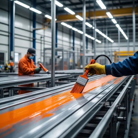 Нанесение лакокрасочных покрытий