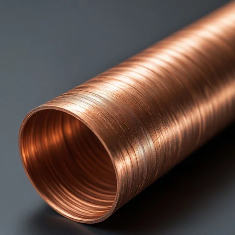 Труба гофрированная медная 5х0.76 мм М1
