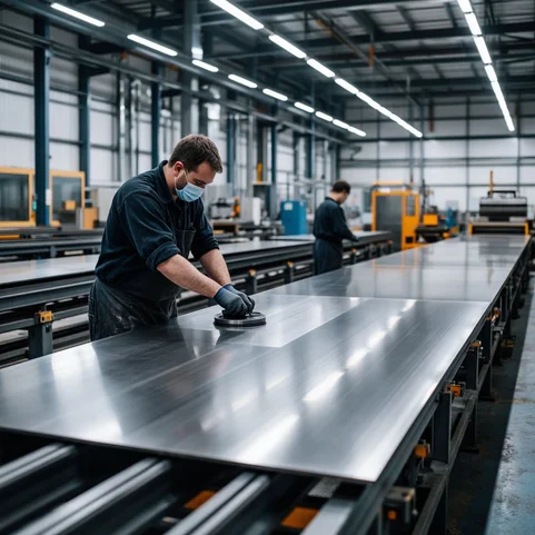 Полировка листового проката