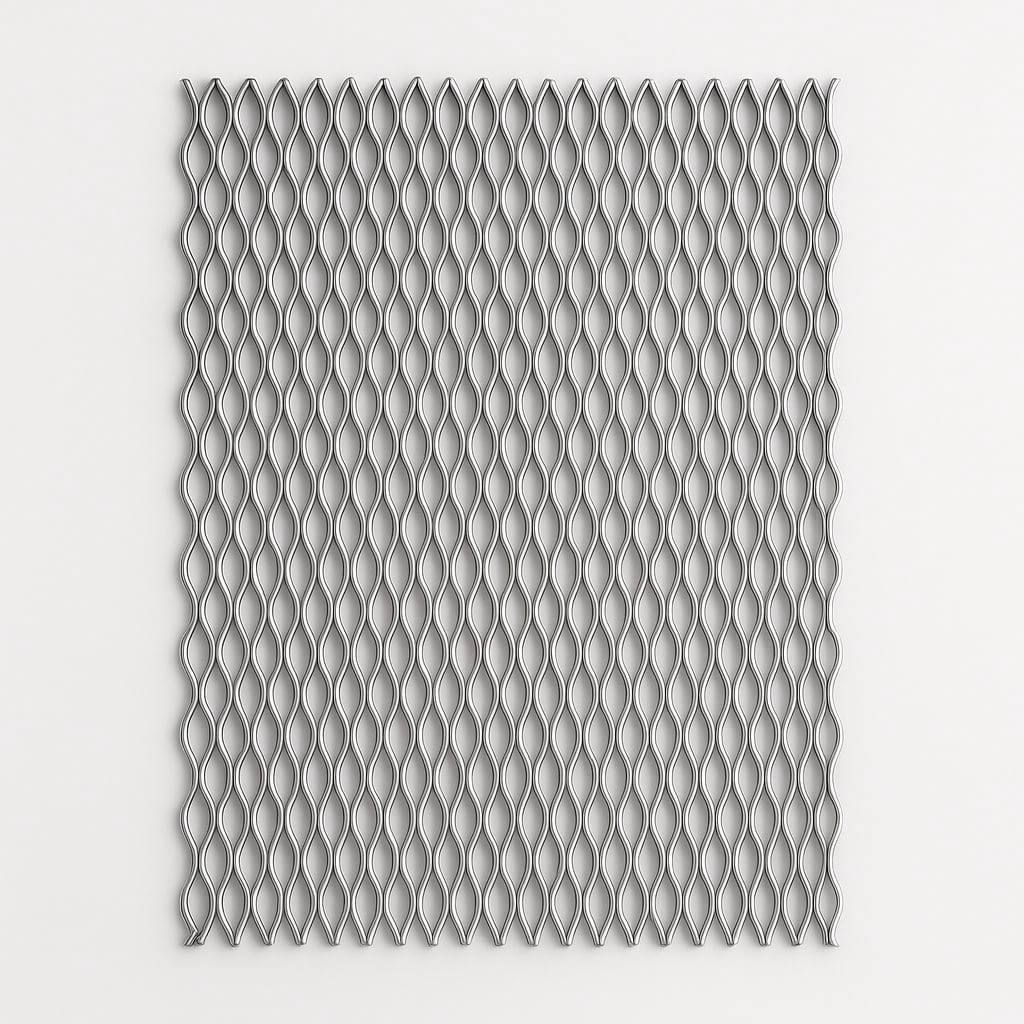 Сетка оцинкованная просечно-вытяжная 0.4х0.2 мм Ст3сп5 ГОСТ 3826-82