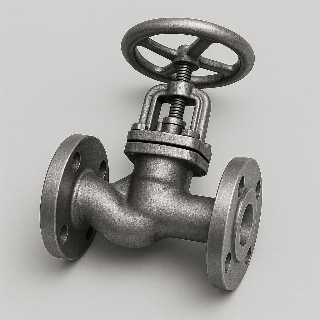 Стальной клапан обратный штуцерный ДУ 10 РУ 16 ГОСТ 27477-87