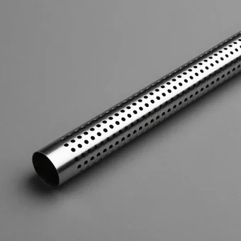 Труба нержавеющая перфорированная